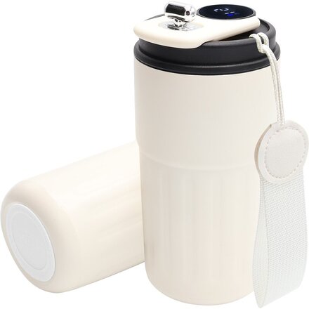 Кружка термическая "Ashly To Go" с дисплеем, белый