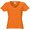 Фуфайка женская "Heavy Super Club" 150, S, с V-образным вырезом, оранжевый