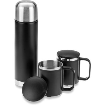 Набор посуды "Лисбон": термос и 2 термокружки