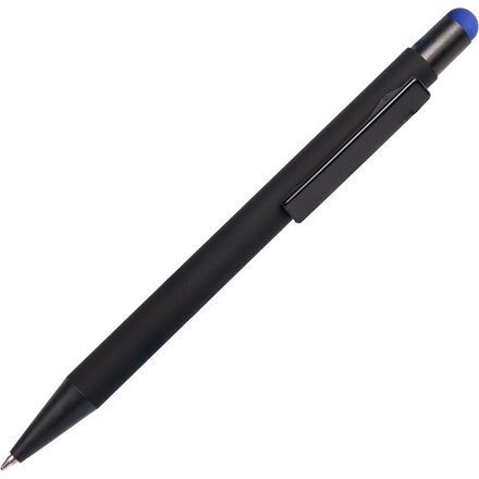 Ручка шариковая автоматическая "Factor Black", черный/синий