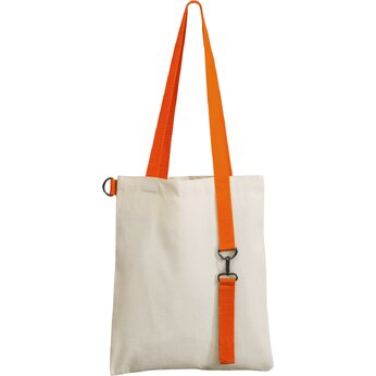 Сумка для покупок  "Superbag" с ремувкой "4sb", белый/оранжевый 165 C