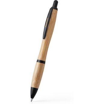 Шариковая ручка SAGANO из бамбука, черный