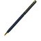 Ручка шариковая автоматическая "Slim" глянцевый темно-синий/золотистый