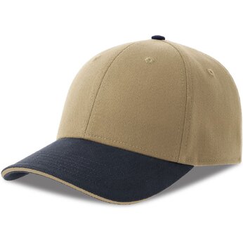 Бейсболка "LIBERTY SANDWICH-S" хаки/темно-синий