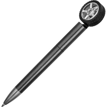 Ручка шариковая "Wheel" темно-серый/серебристый