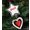 Подвеска-рамка декоративная "Звезда/Сердце" со вставкой под сублимацию