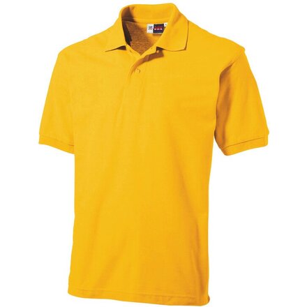 Рубашка-поло мужская "Boston" 180, S, золотисто-желтый