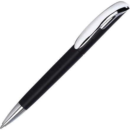 Ручка шариковая "Нормандия" черный металлик/серебристый