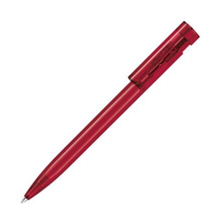 Ручка шариковая автоматическая "Liberty Clear" темно-красный