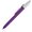 Ручка шариковая автоматическая "Kiwu Chrome" фиолетовый/серебристый