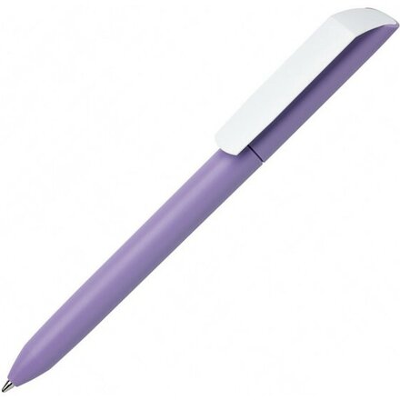 Ручка шариковая автоматическая "Flow Pure MATT CB" светло-фиолетовый/белый