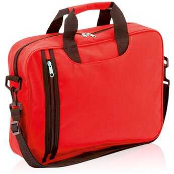 Сумка-кейс для документов "AMAZON" на ремне, красный/черный