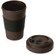 Стакан из кофе с силиконовой манжетой «Latte», коричневый, черный