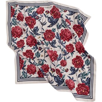 Платок «Русские сезоны» молочный