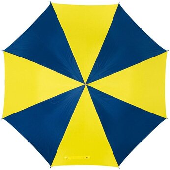 Зонт-трость "Disco+Dance" синий/желтый