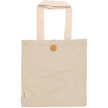 Сумка Barmer из переработанного хлопка на пуговице, натуральный