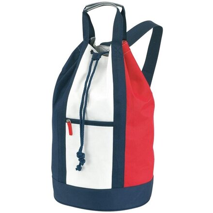 Рюкзак-мешок "Marina" белый/синий/красный