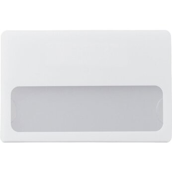 Бейдж с загибушкой(литой) 90х60мм, белый