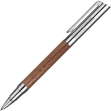 Ручка роллер "Tizio" коричневый/серебристый