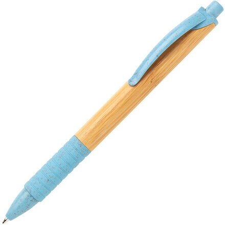 Ручка шариковая автоматическая "P610.535" коричневый/голубой