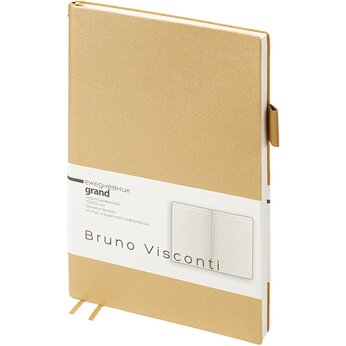 Ежедневник недатированный А5 "Grand", золотой