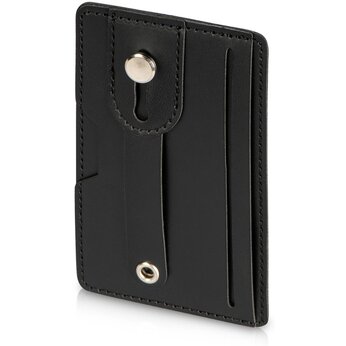 Картхолдер для телефона с держателем и защитой RFID «Lokky», черный