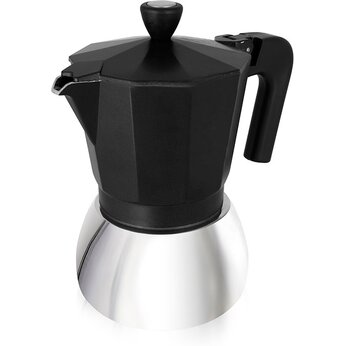Кофеварка гейзерная "Arabica" черный/серебристый