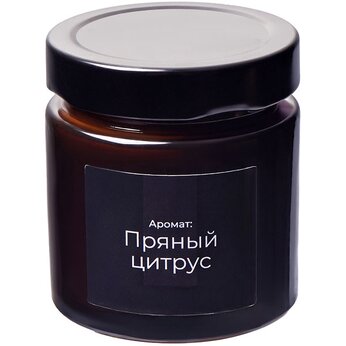 Свеча в стеклянной банке, ароматическая