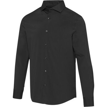 Рубашка мужская "Carnelian", сплошной черный,  3XL