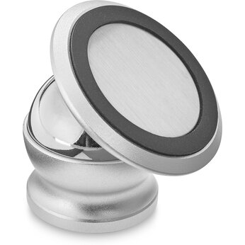 Поворотный магнитный держатель телефона Mount, серебристый