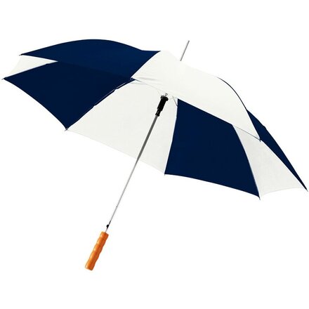 Зонт-трость "Lisa" темно-синий/белый