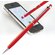Ручка шариковая автоматическая "New Orleans" красный/серебристый