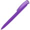 Ручка шариковая автоматическая "Trinity K Transparent Gum" софт-тач, фиолетовый