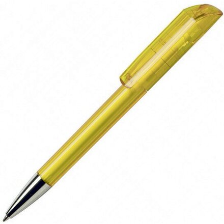 Ручка шариковая автоматическая "Flow 30 CR" желтый/серебристый