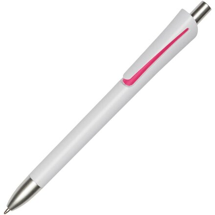 Ручка шариковая автоматическая "Oregon" белый/розовый