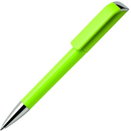 Ручка шариковая автоматическая "Tag C CR" лимонный/серебристый