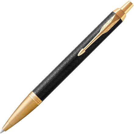 Шариковая ручка Parker "IM Premium", золотистый/черный