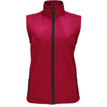 Жилет женский "Race BW" 280, S, перцовый красный