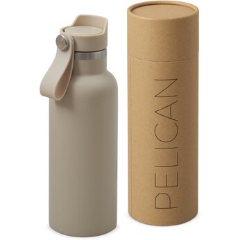 Вакуумная термобутылка «Pelican», 500 мл, бежевый