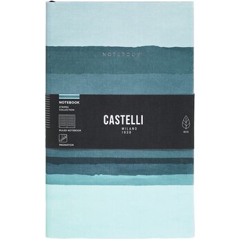 Блокнот "Stripes Shadow" А5, голубой