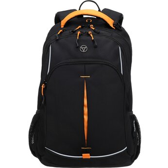 Рюкзак TORBER ROCKIT черный/оранжевый, полиэстер/добби, 32x15x46 см, 22 л