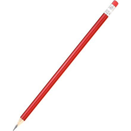 Карандаш простой "Largo" HB, красный