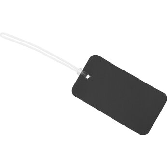 Багажная бирка «Favor» на силиконовой петле, черный