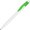 Ручка шариковая автоматическая "Какаду" белый/зеленое яблоко