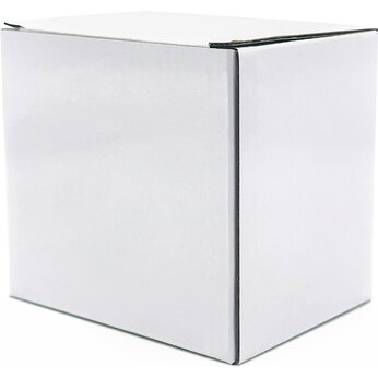 Коробка для кружки "Make me", белый