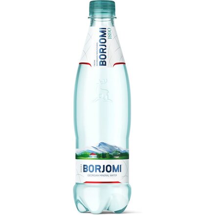 Вода минеральная "Borjomi" газированная, 0,5 л