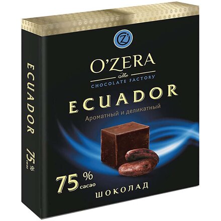 Шоколад горький "O`Zera Ecuador" 90 г