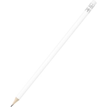 Карандаш простой "Largo" HB, белый