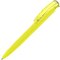 Ручка шариковая автоматическая "Trinity K Transparent Gum" софт-тач, желтый