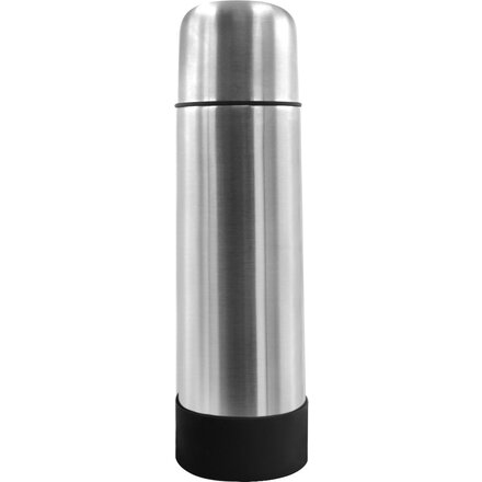 Термос "Picnic Silver To Go" с манжетой, серебристый/черный